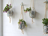 Handmade Macrame plant flower pot hangers - GardenDecorNmore.com