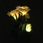 Solar Power Rose Flower LED garden Lights