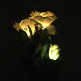 Solar Power Rose Flower LED garden Lights