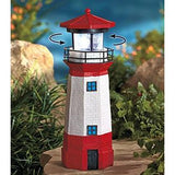 Lighthouse Shape Solar LED Light Garden Fence Yard Outdoor Decoration