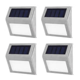 1-4pcs Solar Light 3LED Outdoor Garden Pathway Stairs Lamp Waterproof - GardenDecorNmore.com