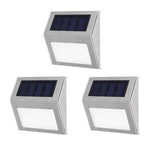 1-4pcs Solar Light 3LED Outdoor Garden Pathway Stairs Lamp Waterproof - GardenDecorNmore.com