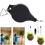 Retractable Hanging Basket Pull Down Hanger plant Pulley - GardenDecorNmore.com