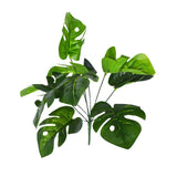 Artificial Fake Turtle Back Leaves Green foliage Silk Plants With Pot - GardenDecorNmore.com