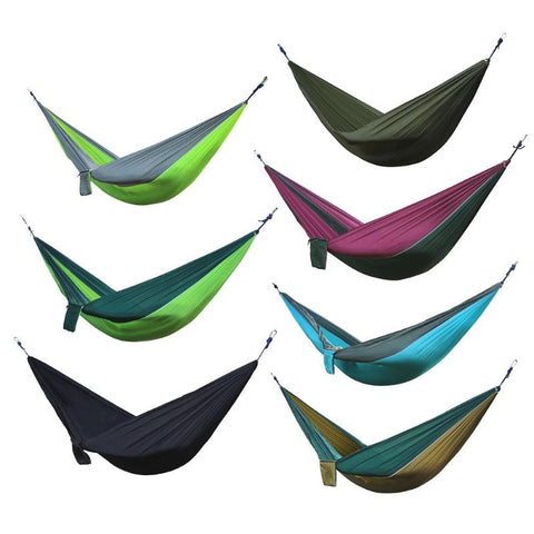 Nylon Double Person Hammock - GardenDecorNmore.com