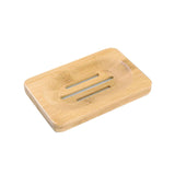 Wooden Natural Bamboo Soap Dish Tray Holder Storage Container - GardenDecorNmore.com