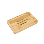 Wooden Natural Bamboo Soap Dish Tray Holder Storage Container - GardenDecorNmore.com