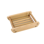 Wooden Natural Bamboo Soap Dish Tray Holder Storage Container - GardenDecorNmore.com