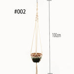 Handmade Macrame plant flower pot hangers - GardenDecorNmore.com