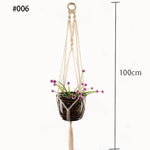 Handmade Macrame plant flower pot hangers - GardenDecorNmore.com