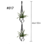 Handmade Macrame plant flower pot hangers - GardenDecorNmore.com