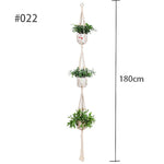 Handmade Macrame plant flower pot hangers - GardenDecorNmore.com