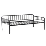 Metal Bed Frame Simple Vertical Bar - GardenDecorNmore.com