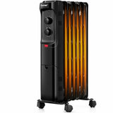 1500W Oil Filled Heater Portable Radiator Space Heater - GardenDecorNmore.com