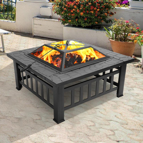 Portable Courtyard Fire Bowl - GardenDecorNmore.com