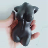 Body Torso Art Deco Statue Bust Nude Female Flower Bud Vase Planter Pot - GardenDecorNmore.com