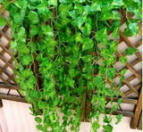 7.5 ft. Long Artificial Plants Green Ivy Leaves Faux Foliage Wedding Decoration