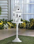 Two Story Pedestal victorian style Birdhouse